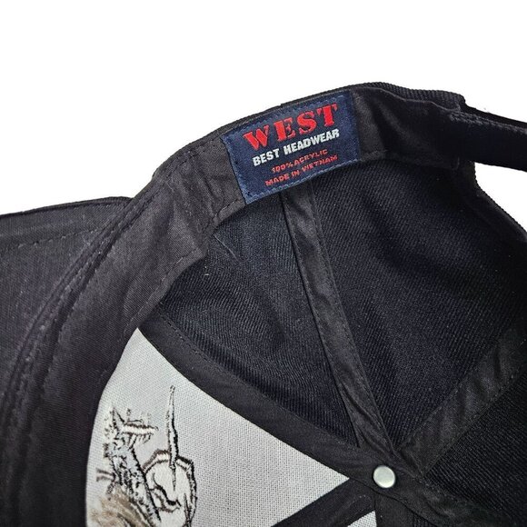 Native Pride Wolf Embroidered Cap Adjustable Fit‎ WEST Best Headwear Adjustable - Picture 6 of 14